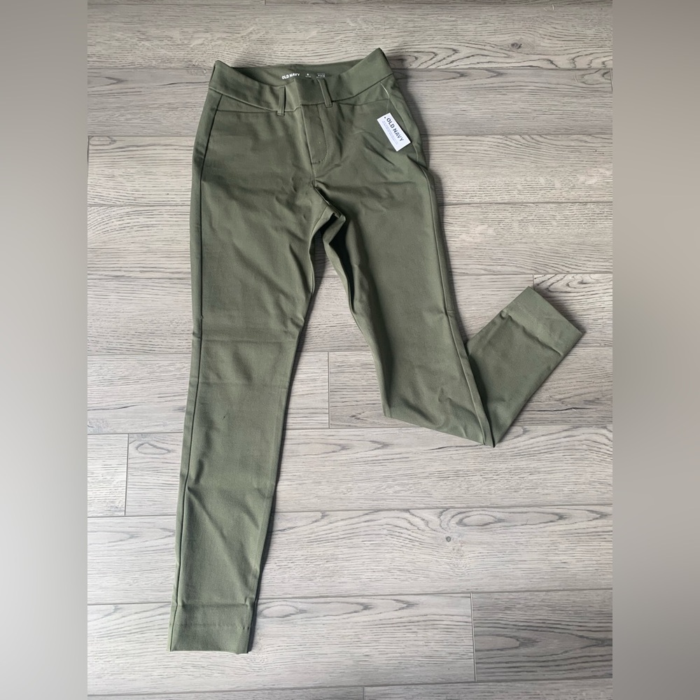 Army Green High Rise Pixie Pants